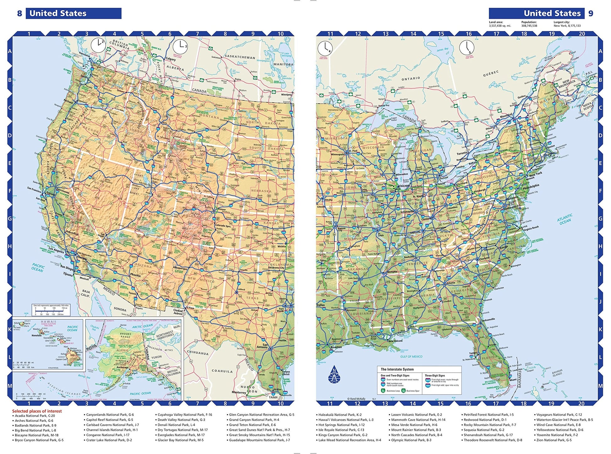 Rand McNally 2016 Road Atlas United States: Large Scale (Rand McNally Road Atlas) used book depot