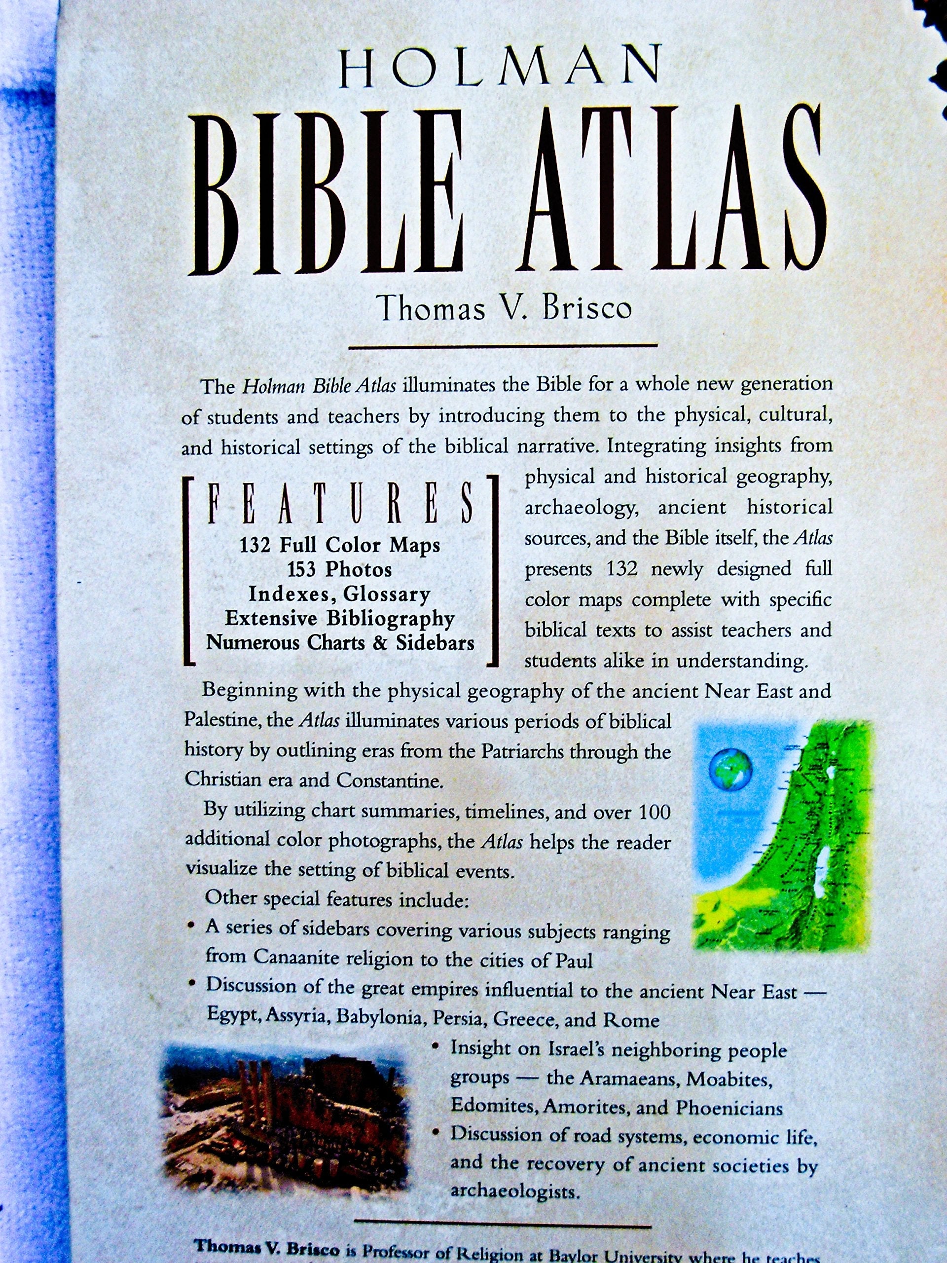 Holman Bible Atlas: A Complete Guide to the Expansive Geography of Biblical History used book depot