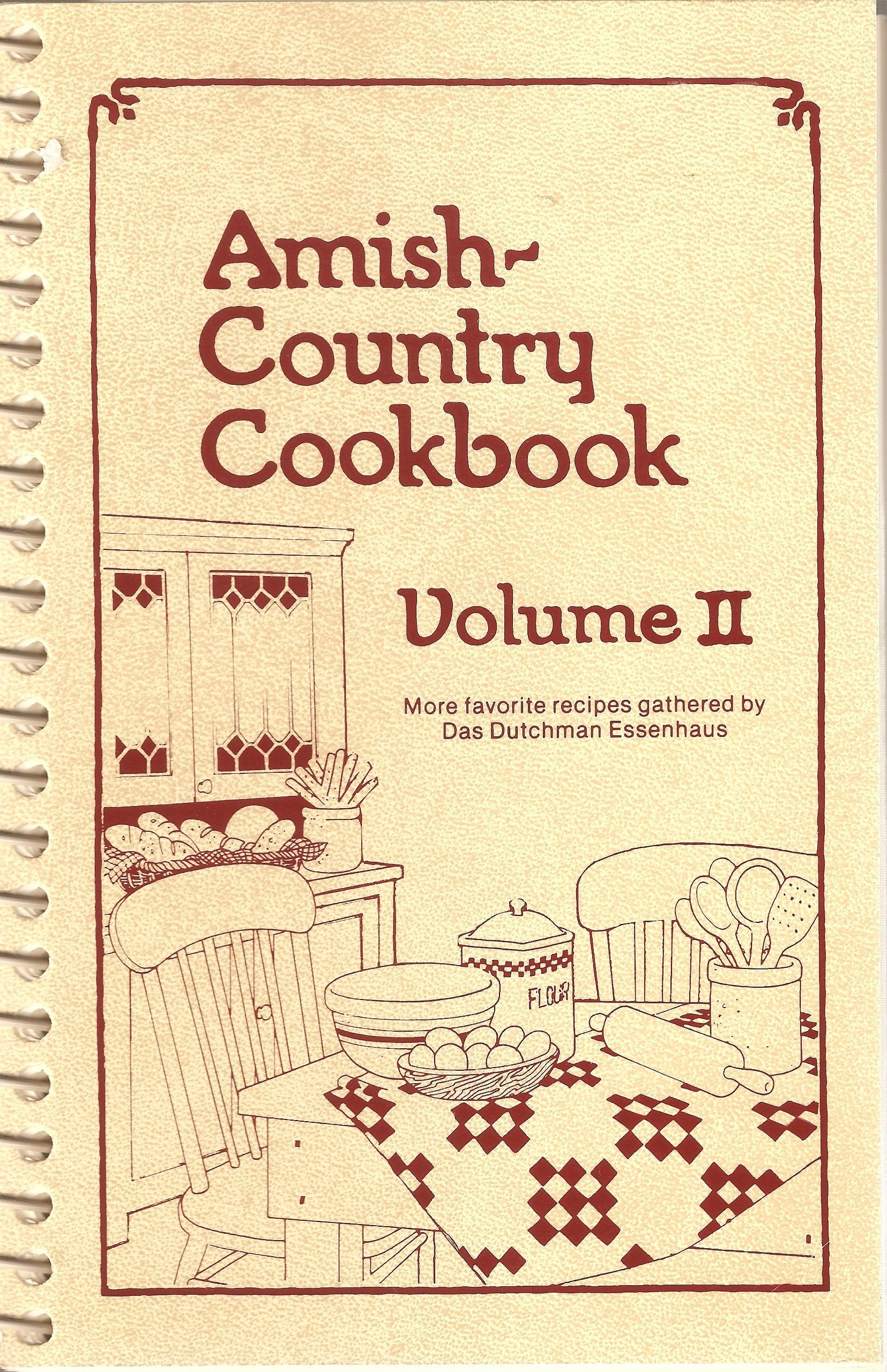 Amish Country Cookbook, Vol. 2 used book depot
