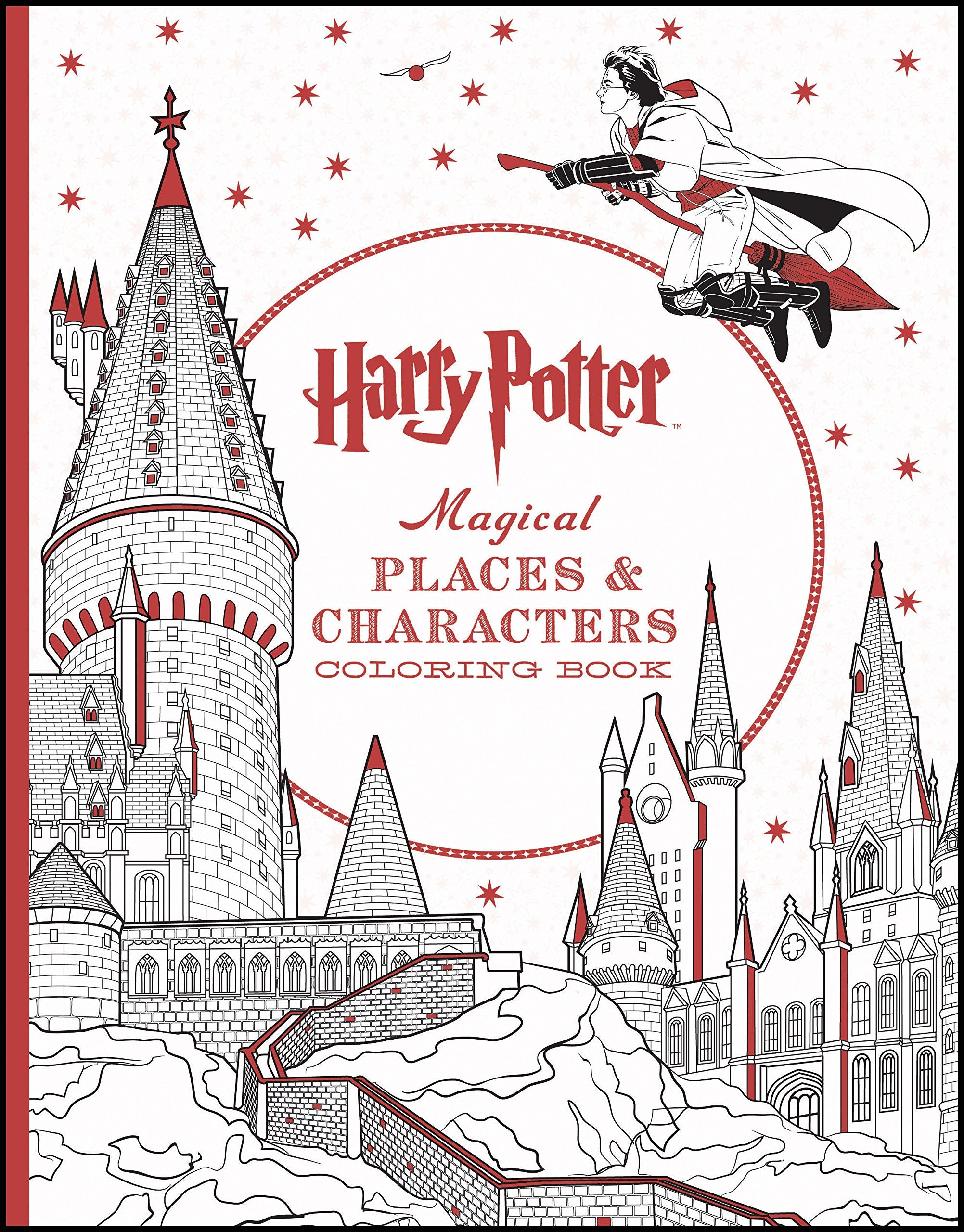 Harry Potter Magical Places & Characters Coloring Book used book depot