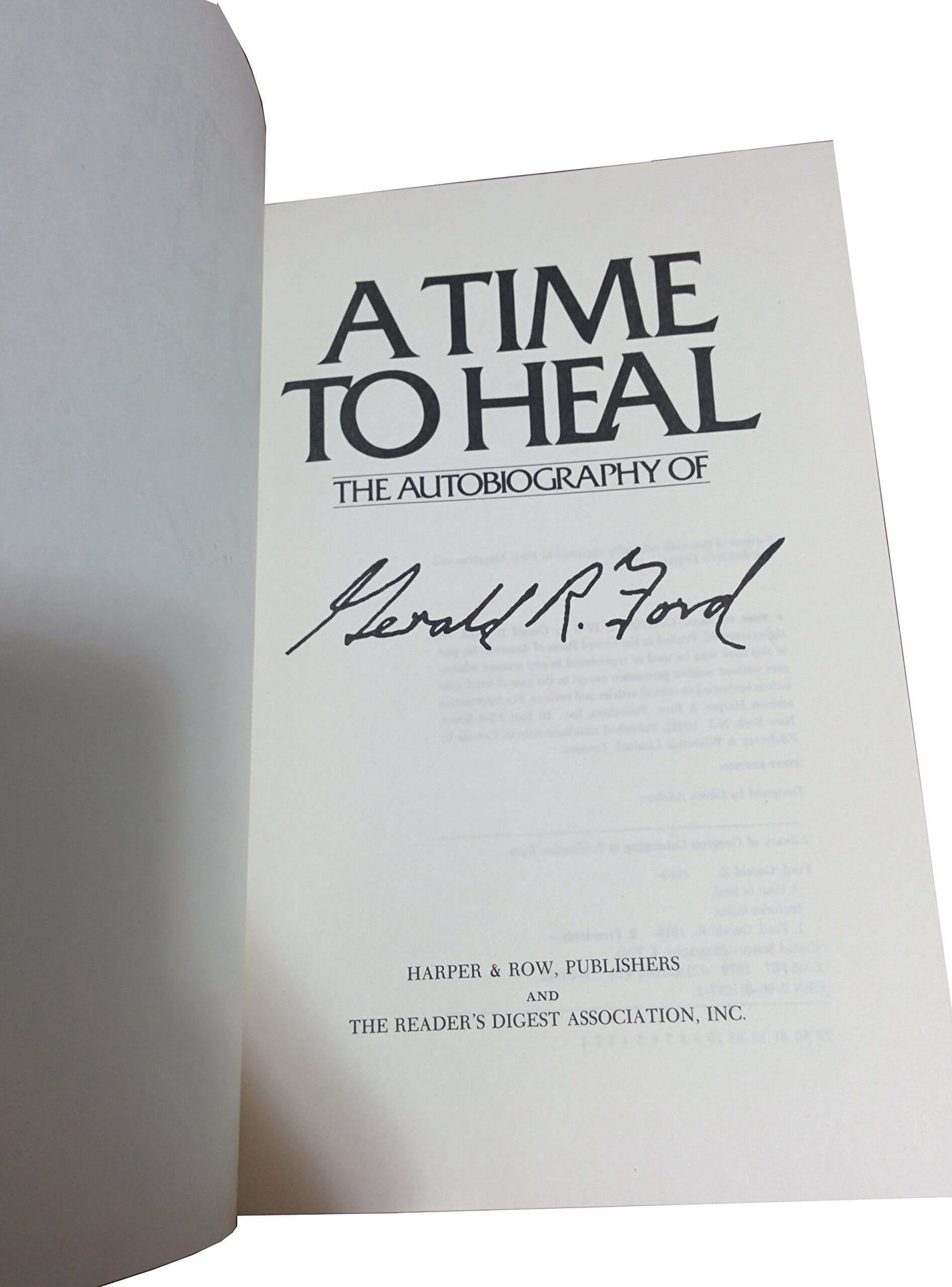 A Time to Heal: The Autobiography of Gerald R. Ford used book depot