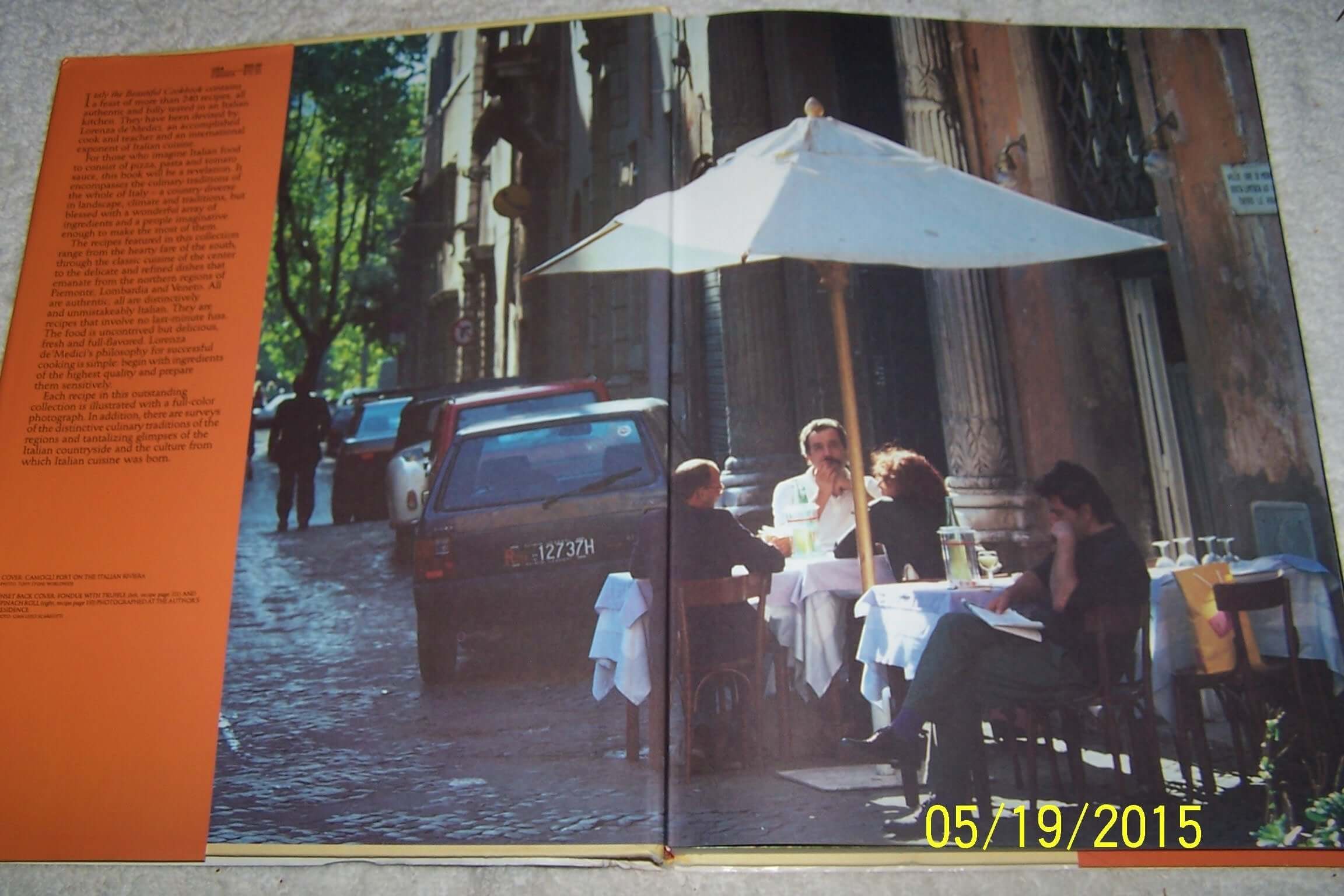 Italy, The Beautiful Cookbook: Authentic Recipes from the Regions of Italy used book depot