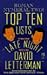 Roman Numeral Two Top Ten Lists from Late Night with David Letterman David Letterman