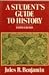 A students guide to history Benjamin, Jules R