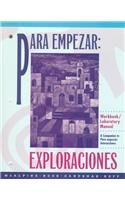 Workbook/Lab Manual to Accompany Para Empezar used book depot