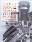 Chef's Book of Formulas, Yields, and Sizes used book depot