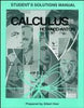 Calculus with Analytic Geometry: Student Solution Manual, 5th Edition Anton, Howard