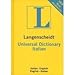 Langenscheidt Italian-English English-Italian Dictionary with Blue Headwords
