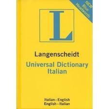 Langenscheidt Italian-English English-Italian Dictionary with Blue Headwords used book depot