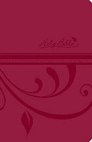 CEB Common English Compact Thin Bible DecoTone Pomegranate Flourish used book depot
