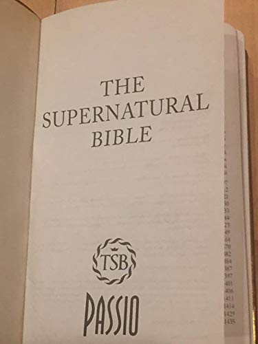 THE SUPERNATURAL BIBLE - TSB - MODERN ENGLISH VERSION (Leather Bound) used book depot