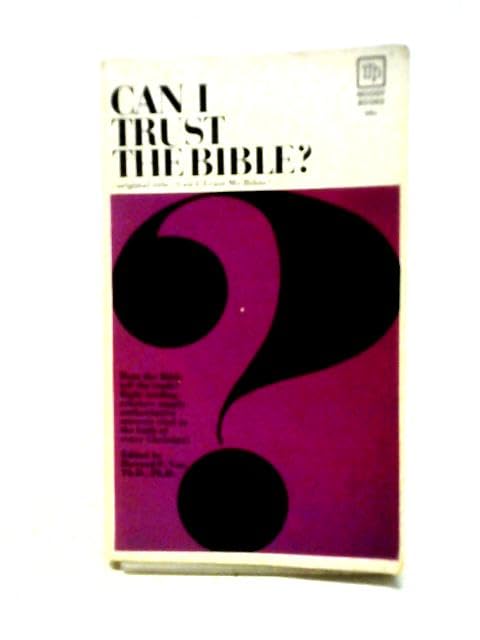 Can I Trust the Bible? used book depot
