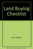 Land Buying Checklist Lewis, Ralph M