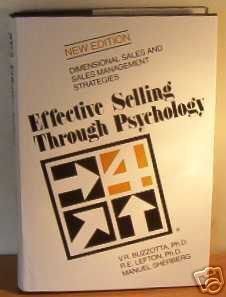 Effective Selling Through Psychology: Dimensional Sales and Sales Management Strategies used book depot