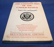 The Constitution of the United States, with case summaries (COS) used book depot