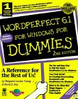 WordPerfect 6.1 For Windows For Dummies used book depot