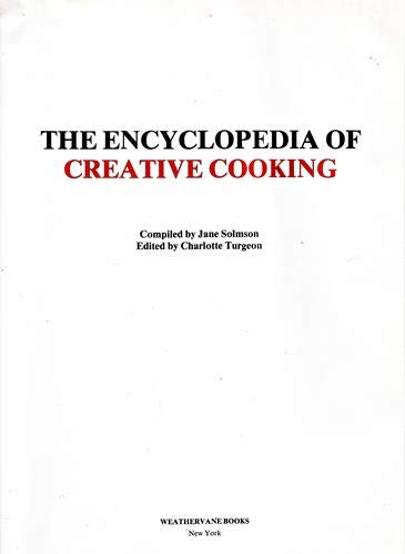 The Encyclopedia of Creative Cooking used book depot