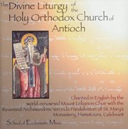 The Divine Liturgy of the Holy Orthodox Church Of Antioch used book depot