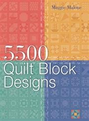 5,500 Quilt Block Designs used book depot
