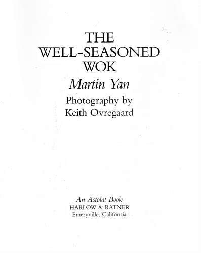 The Well-Seasoned Wok used book depot