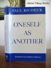 Oneself as Another used book depot