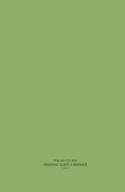 Green Military Log Book: (5.5” x 8.5” – 192 Pages) Record Book, Memorandum Book NSN 7530-00-222-3521