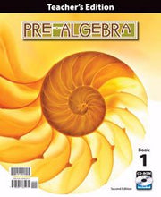 Pre Algebra Grade 8 Teacher Edition with CD 2nd Edition used book depot