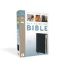 NIV, Thinline Bible, Bonded Leather, Navy, Red Letter Edition Zondervan