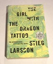 By Stieg Larsson: The Girl with the Dragon Tattoo (Random House Large Print) (Large Print) used book depot
