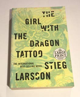 By Stieg Larsson: The Girl with the Dragon Tattoo (Random House Large Print) (Large Print) used book depot