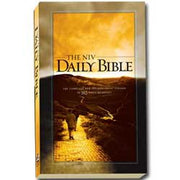 The NIV Daily Bible: The Complete New International Version in 365 Daily Readings used book depot