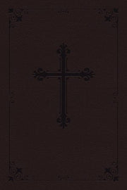 NIV Compact Bible - Dark Chocolate LeatherSoft w/ Cross used book depot
