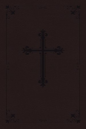 NIV Compact Bible - Dark Chocolate LeatherSoft w/ Cross used book depot