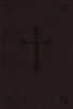 NIV Compact Bible - Dark Chocolate LeatherSoft w/ Cross