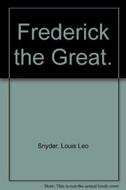 Frederick the Great. used book depot