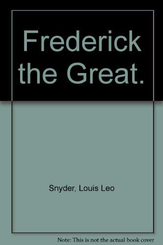 Frederick the Great. used book depot