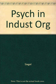 Psychology in Industrial Organizations (Midland Book) used book depot