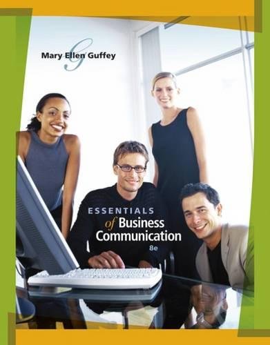 Essentials of Business Communication with wwwmeguffeycom Printed Access Card Guffey, Mary Ellen