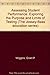 Assessing Student Performance: Exploring the Purpose and Limits of Testing Jossey Bass Education Series Wiggins, Grant P