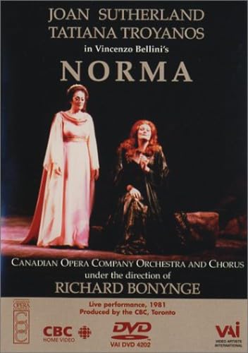 Bellini - Norma / Bonynge, Sutherland, Troyanos, Canadian Opera Company used book depot
