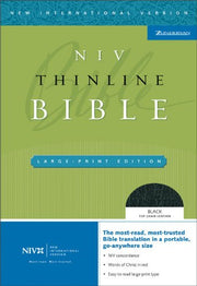 NIV Thinline Bible, Large Print (New International Version) used book depot