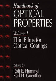 Handbook of Optical Properties: Thin Films for Optical Coatings, Volume I used book depot