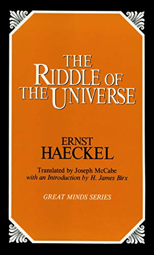 The Riddle of the Universe Great Minds Series [Paperback] Haeckel, Ernst
