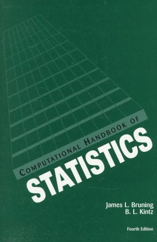 Computational Handbook of Statistics used book depot