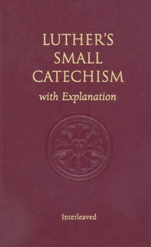 Luther's Small Catechism with Explanation used book depot