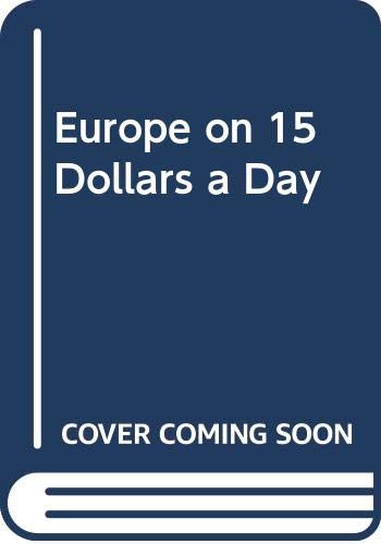 Europe on 15 Dollars a Day used book depot