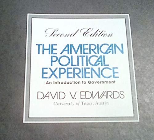The American Political Experience: An Introduction to Government used book depot