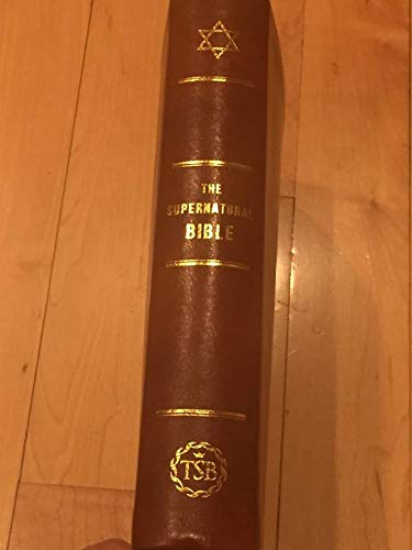 THE SUPERNATURAL BIBLE - TSB - MODERN ENGLISH VERSION (Leather Bound) used book depot