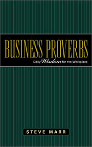 Business Proverbs: Daily Wisdom for the Workplace used book depot