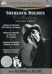Sherlock Holmes Collection Volume 3 (Dressed to Kill/In Pursuit to Algiers/Terror By Night/The Woman in Green) used book depot